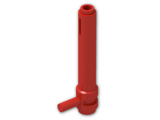 LEGO® Brick: Cylinder 1 x 1 x 4.333 with Handle 87617 | Color: Bright Red