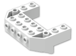 LEGO® Brick: Wedge 4 x 6 x 1.667 Inverted with Studs on Front Side 87619 | Color: White