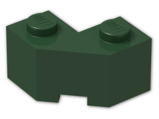 LEGO® Stein: Brick 2 x 2 Facet 87620 | Farbe: Earth Green