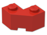 LEGO® Brick: Brick 2 x 2 Facet 87620 | Color: Bright Red