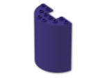 LEGO® Brick: Cylinder Half 3 x 6 x 6 with 1 x 2 Cutout (needs work) 87926 | Color: Medium Lilac