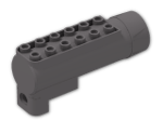 LEGO® Brick: Car Air Blast Receiver (Needs Work) 87944 | Color: Dark Stone Grey