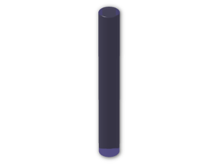 LEGO® Brick: Bar 3L 87994 | Color: Transparent Bright Bluish Violet