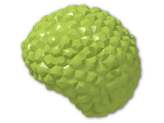LEGO® Brick: Minifig Hair Bubble Style (Afro) 87995 | Color: Bright Yellowish Green