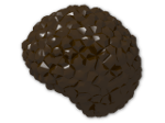 LEGO® Brick: Minifig Hair Bubble Style (Afro) 87995 | Color: Dark Brown
