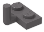 LEGO® Stein: Plate 1 x 2 with Vertical Bar on Long Side and Short Arm 88072 | Farbe: Dark Stone Grey