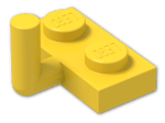 LEGO® Brick: Plate 1 x 2 with Vertical Bar on Long Side and Short Arm 88072 | Color: Bright Yellow
