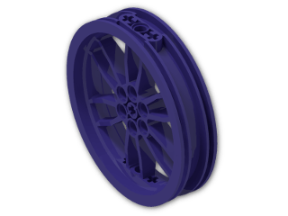 LEGO® Stein: Wheel 17 x 75 Motorcycle with Holes in Rim 88517 | Farbe: Medium Lilac