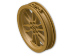 LEGO® Brick: Wheel 17 x 75 Motorcycle with Holes in Rim 88517 | Color: Warm Gold