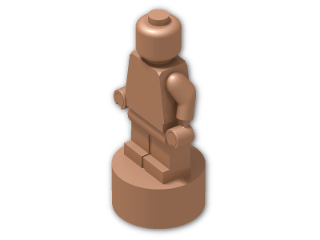 LEGO® Stein: Minifig Statuette 90398 | Farbe: Copper