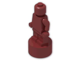 LEGO® Brick: Minifig Statuette 90398 | Color: New Dark Red