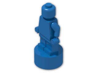 LEGO® Stein: Minifig Statuette 90398 | Farbe: Bright Blue