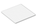 LEGO® Brick: Plate 16 x 16 with Underside Ribs 91405 | Color: White