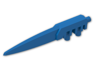 LEGO® Stein: Claw 7L with 3 Bars 0.5L 92218 | Farbe: Bright Blue