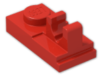LEGO® Brick: Plate 1 x 2 with Single Clip on Top 92280 | Color: Bright Red