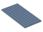 LEGO® Brick: Plate 8 x 16 92438 | Color: Sand Blue