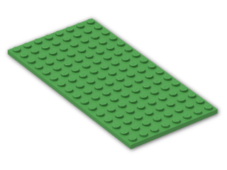 LEGO® Brick: Plate 8 x 16 92438 | Color: Bright Green