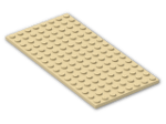 LEGO® Brick: Plate 8 x 16 92438 | Color: Brick Yellow