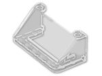 LEGO® Stein: Windscreen 3 x 6 x 2 92583 | Farbe: Transparent