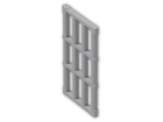 LEGO® Stein: Door 1 x 4 x 6 Lattice 92589 | Farbe: Medium Stone Grey