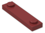 LEGO® Stein: Plate 1 x 4 with Two Studs  92593 | Farbe: New Dark Red