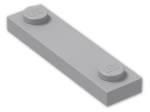 LEGO® Stein: Plate 1 x 4 with Two Studs  92593 | Farbe: Medium Stone Grey