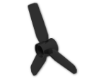 LEGO® Stein: Propellor 3 Blade 5.5 Diameter with Technic Peghole and Flat End 92842 | Farbe: Black