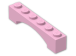 LEGO® Brick: Arch 1 x 6 Raised 92950 | Color: Light Purple