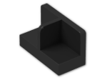 LEGO® Stein: Panel 1 x 2 x 1 with Thin Central Divider and Rounded Corners 93095 | Farbe: Black