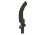 LEGO® Stein: Minifig Sword Khopesh 93247 | Farbe: Metallic Dark Grey