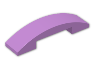 LEGO® Stein: Slope Brick Curved 4 x 1 Double 93273 | Farbe: Medium Lavender