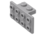 LEGO® Stein: Bracket 1 x 2 - 2 x 4 93274 | Farbe: Medium Stone Grey