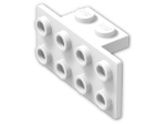 LEGO® Brick: Bracket 1 x 2 - 2 x 4 93274 | Color: White