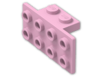 LEGO® Brick: Bracket 1 x 2 - 2 x 4 93274 | Color: Light Purple