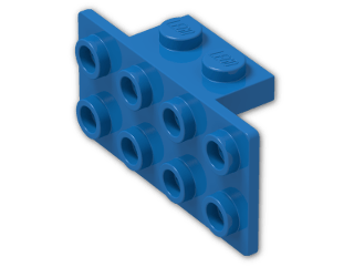 LEGO® Brick: Bracket 1 x 2 - 2 x 4 93274 | Color: Bright Blue