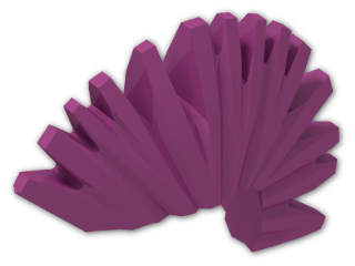 LEGO® Stein: Minifig Hair Mohawk 93563 | Farbe: Bright Reddish Violet