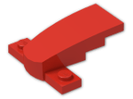 LEGO® Brick: Slope Brick Curved Tapered 4 x 2 on Plate 1 x 4 93589 | Color: Bright Red