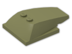 LEGO® Brick: Wedge 6 x 4 x 1.333 with 4 x 4 Base 93591 | Color: Olive Green