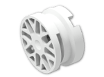 LEGO® Stein: Wheel Rim 6.4 x 11 with 8 Y-Shaped Spokes 93595 | Farbe: White