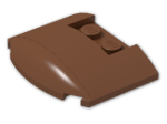 LEGO® Brick: Slope Brick Curved 3 x 4 x 0.667 Rounded 93604 | Color: Reddish Brown