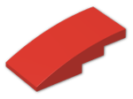 LEGO® Brick: Slope Brick Curved 4 x 2  93606 | Color: Bright Red