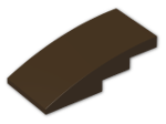 LEGO® Brick: Slope Brick Curved 4 x 2  93606 | Color: Dark Brown