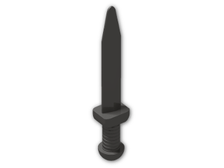 LEGO® Stein: Minifig Sword Roman Gladius 95673 | Farbe: Metallic Dark Grey