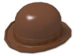 LEGO® Stein: Minifig Hat Bowler 95674 | Farbe: Reddish Brown