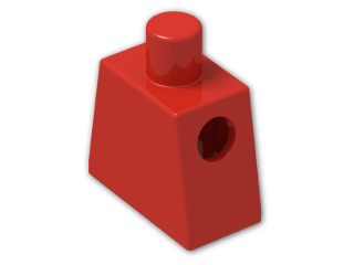 LEGO® Brick: Minifig Torso 973 | Color: Bright Red
