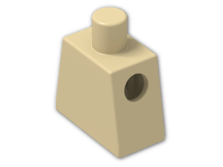 LEGO® Brick: Minifig Torso 973 | Color: Brick Yellow
