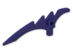 LEGO® Brick: Minifig Weapon Crescent Blade Serrated with Bar 0.5L 98141 | Color: Medium Lilac