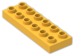 LEGO® Stein: Duplo Plate 2 x 6 98233 | Farbe: Flame Yellowish Orange