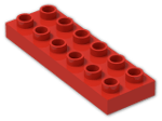 LEGO® Stein: Duplo Plate 2 x 6 98233 | Farbe: Bright Red