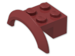 LEGO® Brick: Car Mudguard 4 x 2.5 x 1 98282 | Color: New Dark Red